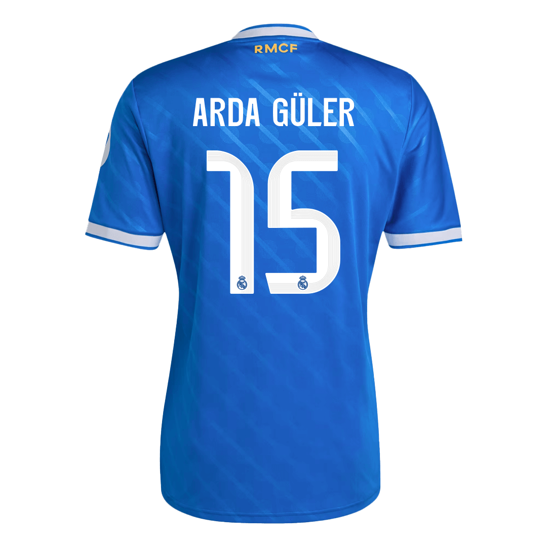 Real Madrid 2025/26 Kolmas Pelipaita Miesten ARDA GÜLER #15