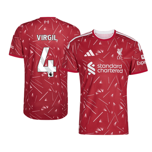 Liverpool Kotipelipaita 2026/27 – VIRGIL #4 (Pelaajaversio)