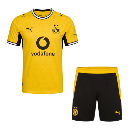 Borussia Dortmund kotijalkapallosetti 2026/27 – pelipaita ja shortsit edestä