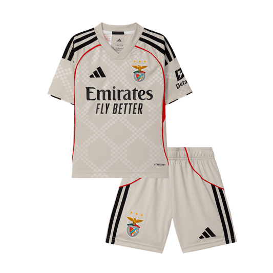 Benfica 2025/26 Vieras Pelipaitasetti Lasten