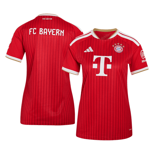Bayern München naisten kotipelipaita 2026/27 – etu- ja takapuoli