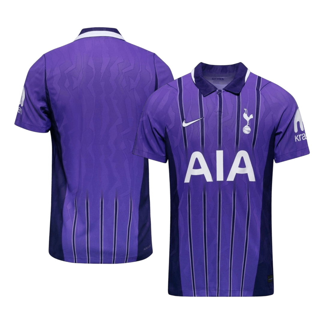 Tottenham Hotspur kolmas pelipaita 2026/27 (pelaajaversio) – etu- ja takapuoli