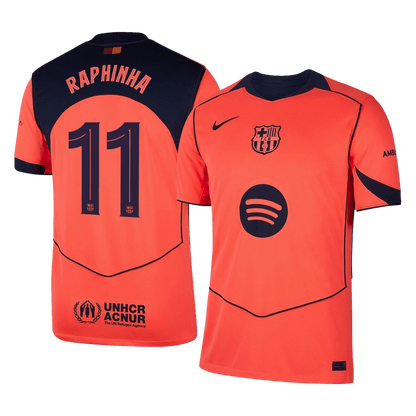 Barcelona 2025/26 UCL Kolmas Pelipaita Miesten RAPHINHA #11