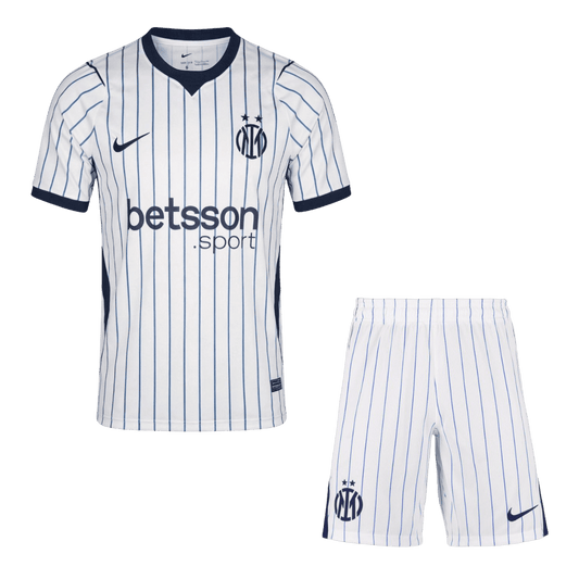 Inter Milan vierasjalkapallosetti 2026/27 – pelipaita ja shortsit edestä