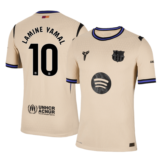 Barcelona 2025/26 Vieras Pelipaita (Player Version) Miesten LAMINE YAMAL #10