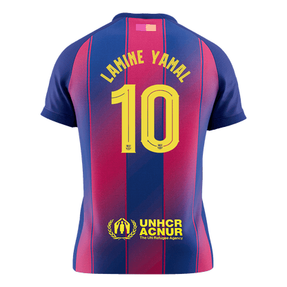 Barcelona 2025/26 UCL Koti Pelipaita Miesten LAMINE YAMAL #10 [PREMIUM]