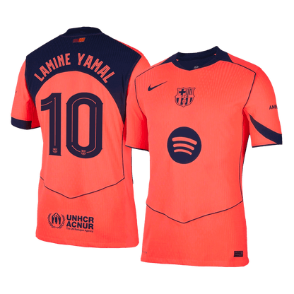 Barcelona 2025/26 UCL Kolmas Pelipaita (Player Version) Miesten LAMINE YAMAL #10